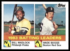 1984 Topps #131 Bill Madlock | Wade Boggs HOF [NM] [Base Set Baseball Card]