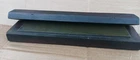 Antique Sharpening Stone Oil Stone Greenish / Grey With Vein In Wooden Case
