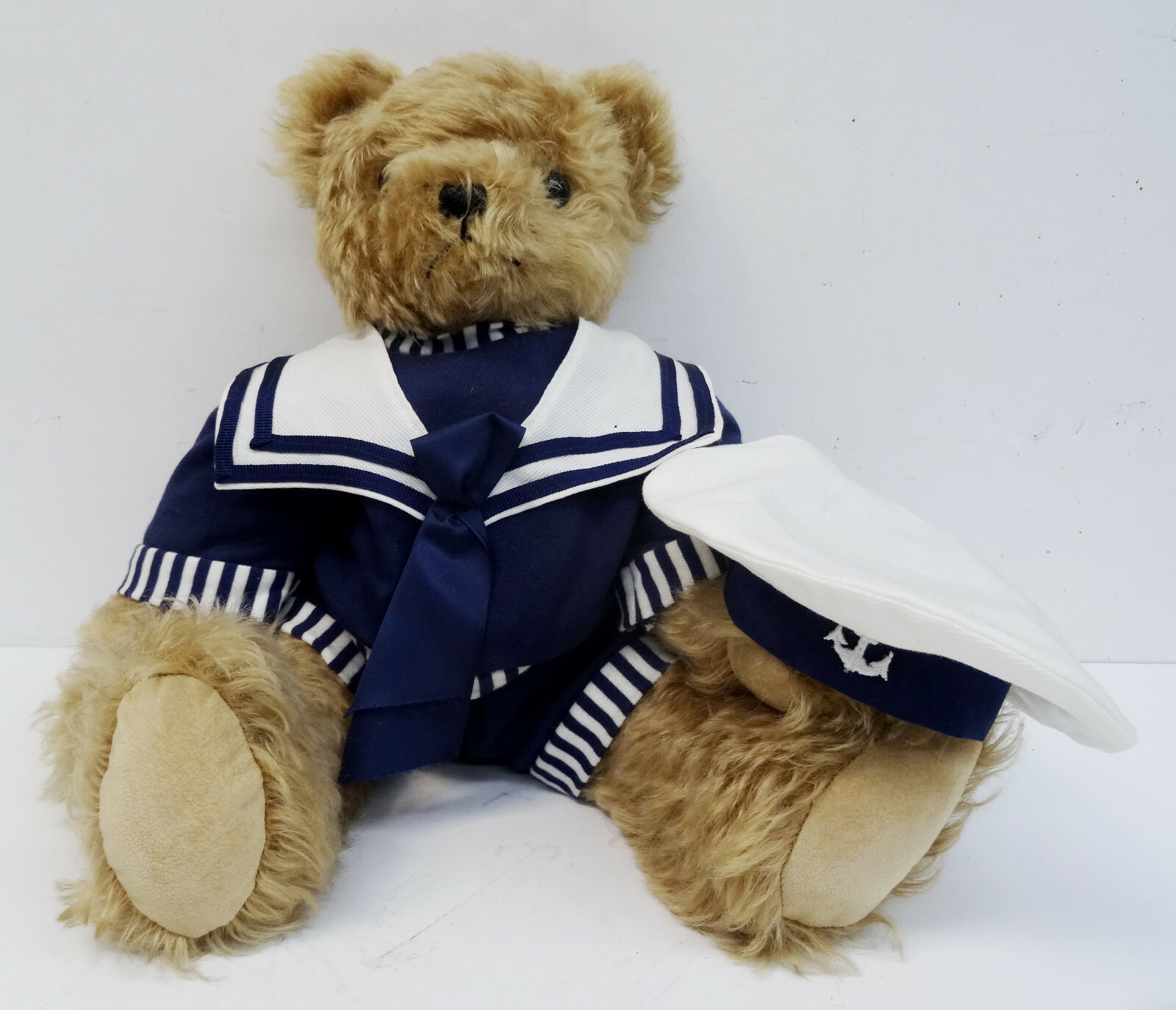 Teddy Hermann Hirschaid Blonder Bear Sailor 38cm Limited Edition 664/2000 1990s Nowy wygląd, klasyczna popularność