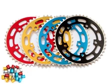 TOPRIDER Old School BMX Chainring 1/8" 110mm BCD 44T w/ 5 Bolts