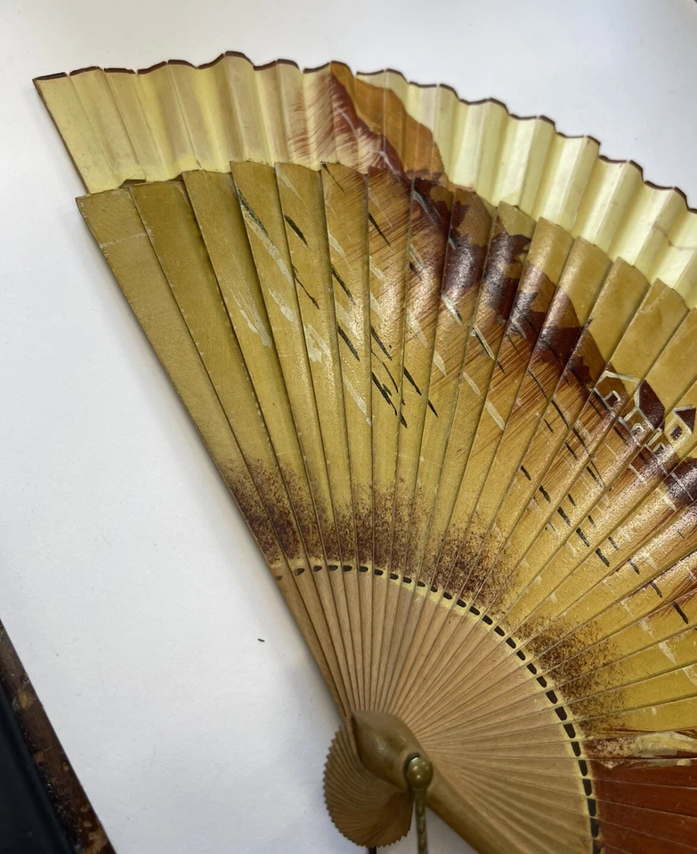 АНТИКВАРНЫЙ КИТАЙСКИЙ ДЕРЕВЯННЫЙ РУЧНОЙ ВЕНТИЛЯТОР - Изображение 2 из 4