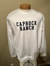 New UNRL Sweatshirt Mens XL Crossover Crew Neck CAPROCK RANCH golf Top 100