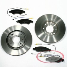 Für Citroen C5 - Bremsscheiben Bremsen Bremsbeläge Klötze Warnkabel für vorne