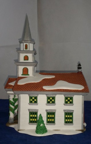 PRE-OWNED HERITAGE VILLAGE COLLECTION "ARLINGTON FALLS CHURCH" HAND PAINTED - Picture 4 of 10