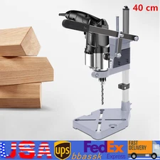 Adjustable Hand Drill Press Bench Stand DIY Workbench Pillar Clamp Drilling Tool