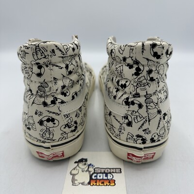 Vans Camp Snoopy OG SK8 Hi LX - Size 9.5 VN-0OZEDD6 Peanuts