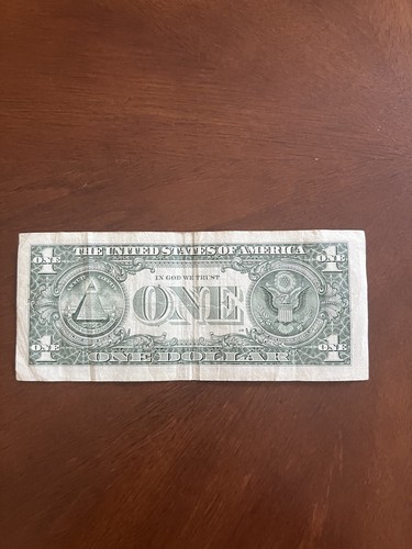 $1 UNIQUE SERIAL NUMBER BIRTHDAY DATE DOLLAR BILL ANNIVERSARY February 25 1983 - Picture 2 of 3