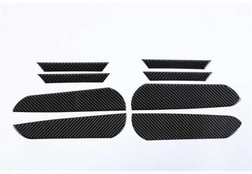 Red Carbon Fiber Interior Door Armrest Panel Decor Trim for Dodge Ram 1500 2018+ - Foto 3 di 18