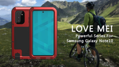LOVE MEI Stoßfest Metall Outdoor Schutzhülle Case fü Samsung Galaxy Note 10 Plus