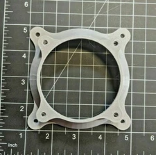 92mm to 70mm Fan Adapter Flow Converter PC Mod Custom Panel Hose Mount Flange