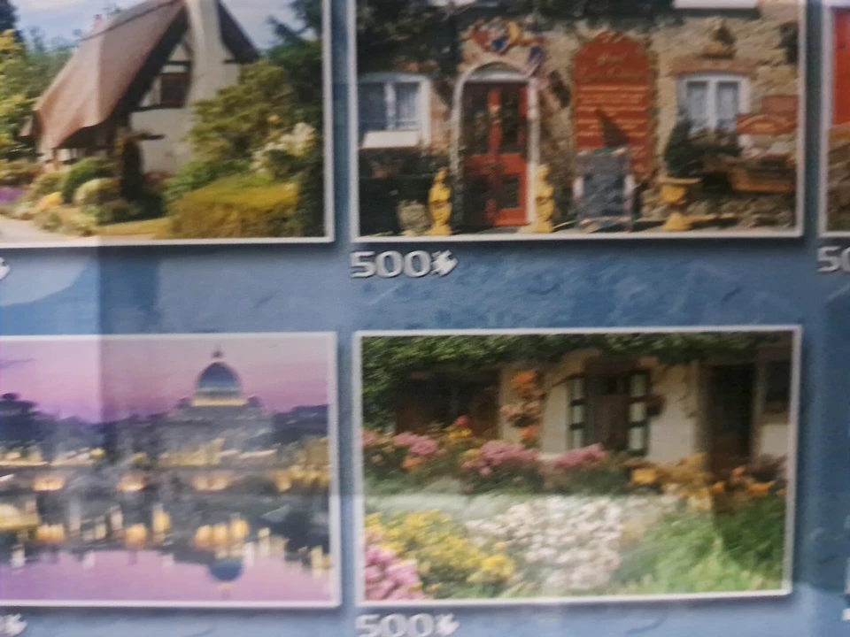 10 CASTLES & COTTAGES SURE LOX Puzzles Box Set 5600 Total Pieces New - Image 3 of 4