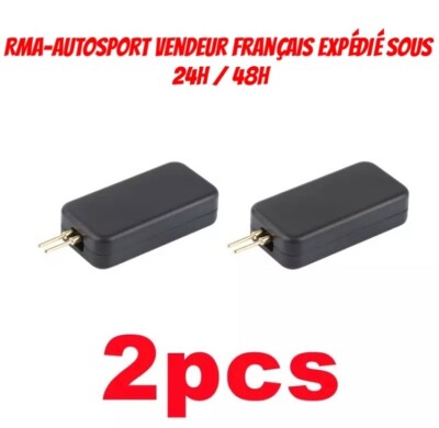 20 Pièces Simulateur Airbag Universel – Outil Diagnostic & Leurre SRS – Résistance Pour Dépannage Voiture – Noir ABS + Laiton