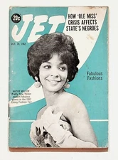 1962 October 18 JET Magazine Ole Miss Crisis Ebony Fashion Fair Willie Mays