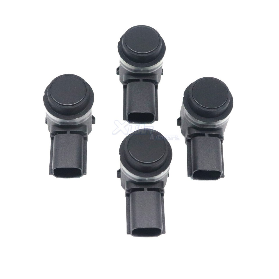 Hyroader 4pc PDC Parking Sensor Kit For BMW 528i 535i 2011-2014 – Painted Black, 3-Pin Female Connector