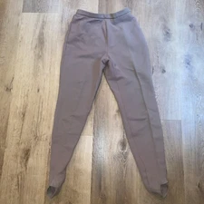 1960s Ski Pants Aspen Wool Nylon Snow suit bib Vintage Brown Womens 15 16 Long