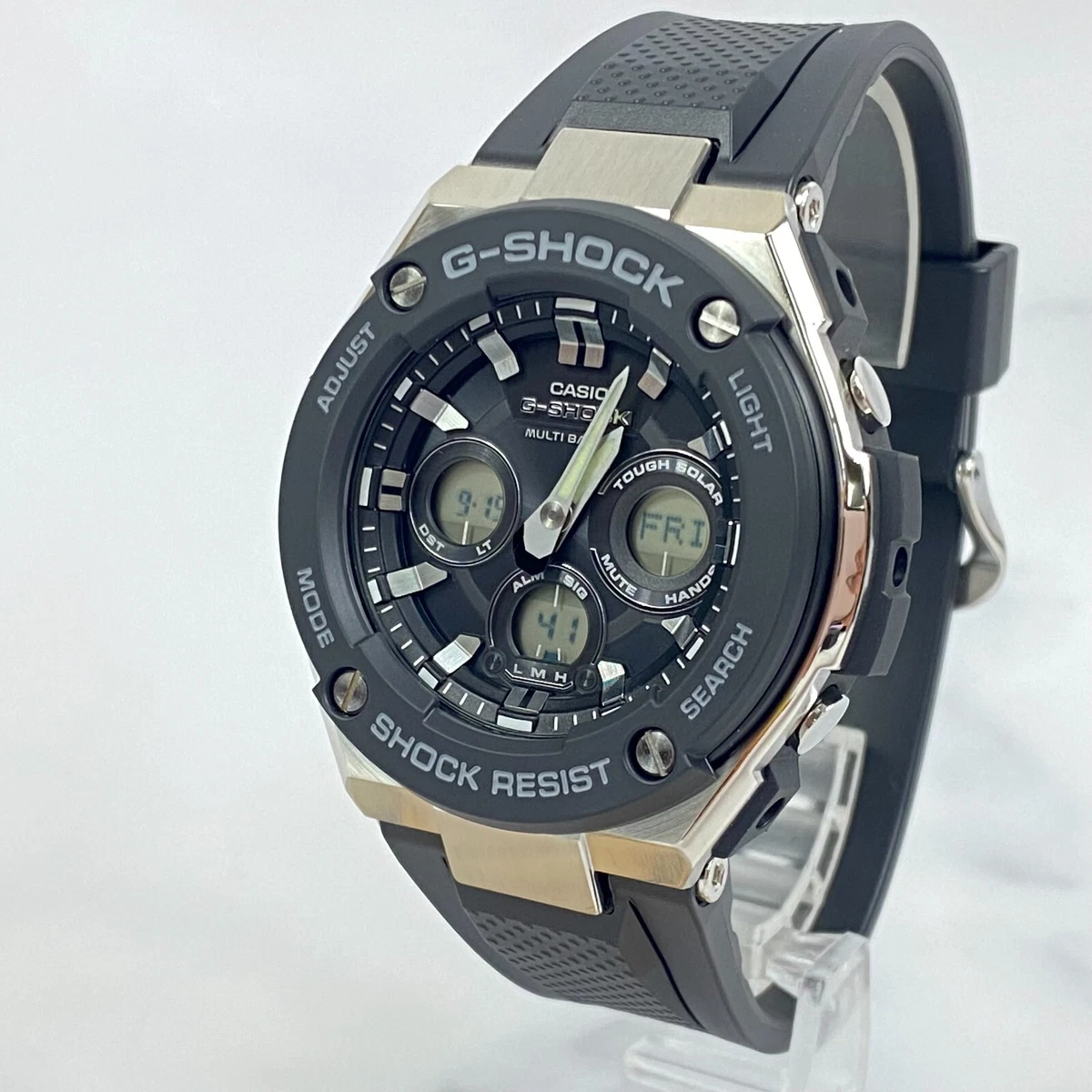 CASIO G-Shock GST-W300-1AJF GST-W300-1A G-Steel Solar Atomic Radio Watch New