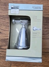 Style Selections Athens Robe Hook Chrome Finish 134479 NIB