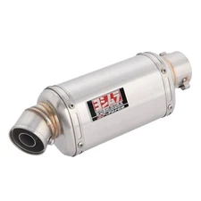 310mm Universal Exhaust Pipe 51mm Muffler Tip With DB Killer For Motorcycle ATV