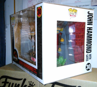 Funko Pop! Towns JOHN HAMMOND w/Gates #30 *NEW* MINT/NM Target Ex