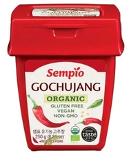 SEMPIO Organic Gluten-Free Gochujang - Korean Red Chili Pepper Paste, Spicy, Swe