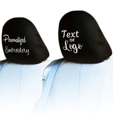 Pair Personalized Customized Car Truck Seat Headrest Covers Accessory For Subaru