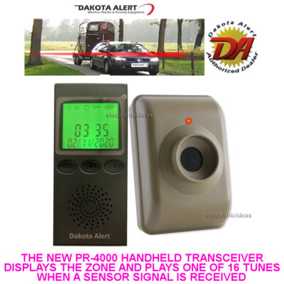 DAKOTA ALERT MTPR-4000 WIRELESS MOTION DETECTOR SECURITY ALARM - 1 SENSOR