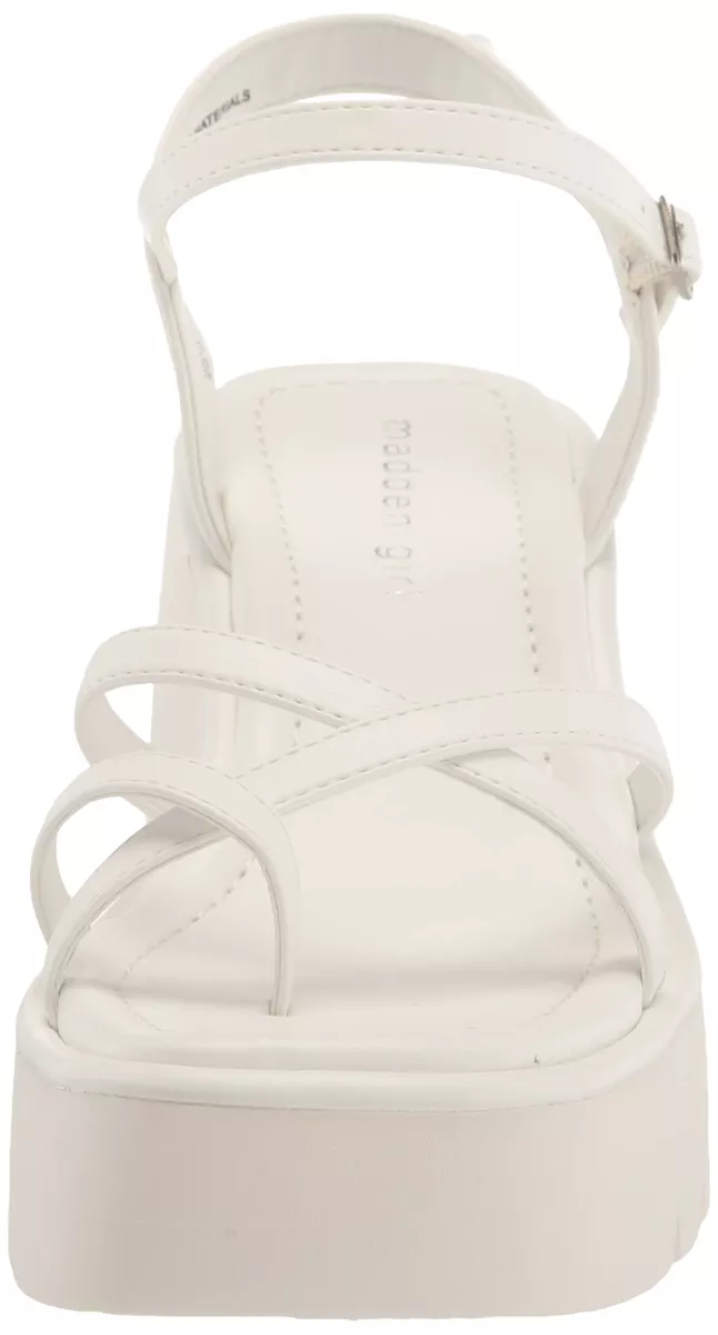Madden girl cheap white wedges