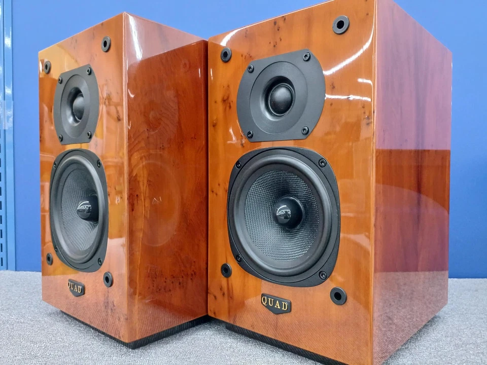 Par de altavoces de estantería QUAD 77-11L Hi-Fi Studio Audio probado Japón T... - Imagen 3 de 4