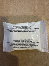 Neutrogena Wave Deep Clean Foaming Pads 7 Count Refill New in Package