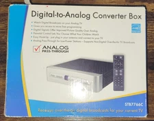 RCA STB7766C Digital To Analog Converter Box Analog Pass-Through (No Remote)