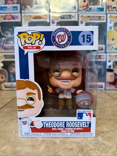 Funko Pop! MLB: #15 Theodore Roosevelt w/Box Protector