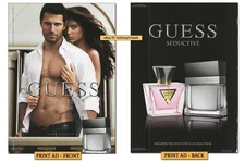 GUESS Fragrances 2-Page PRINT AD 2011 LUCA LOY Leticia Zuloaga SEXY COUPLE