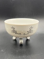 3-Footed Bowl Trinket Jewelry Dish Lefton China Hand Painted #2604 Vintage