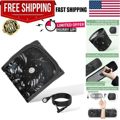Adjustable Grounding Bracelet with 15ft Cord - Static Electricity Relief & More
