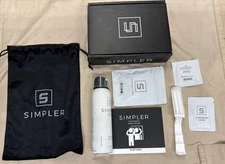 New SIMPLER Hair Color Kit NATURAL BLACK for Men full gray coverage NB