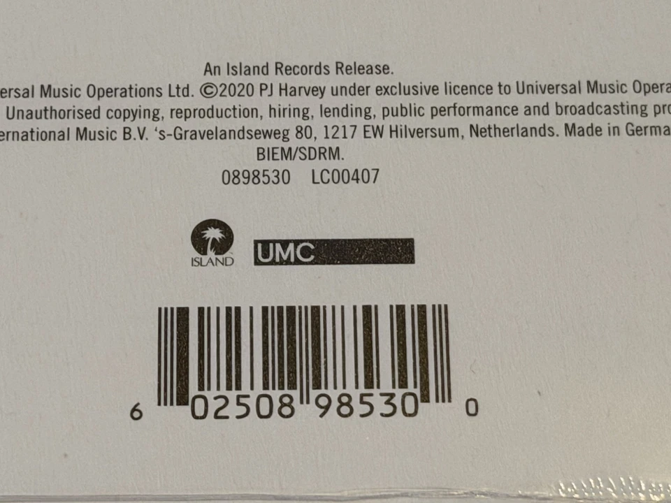 ROCK / PJ Harvey: 'Is This Desire? - Demos' Black 12" Vinyl LP Album (Sealed) - Image 2 of 4