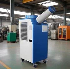 TECHTONGDA 220V Commercial Spot Cooler Mobile Cooling Air Conditioner 11900BTU/H