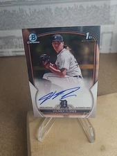 2023 Bowman - 1st Chrome Prospect Autographs Wilmer Flores #CPA-WF Auto Tigers