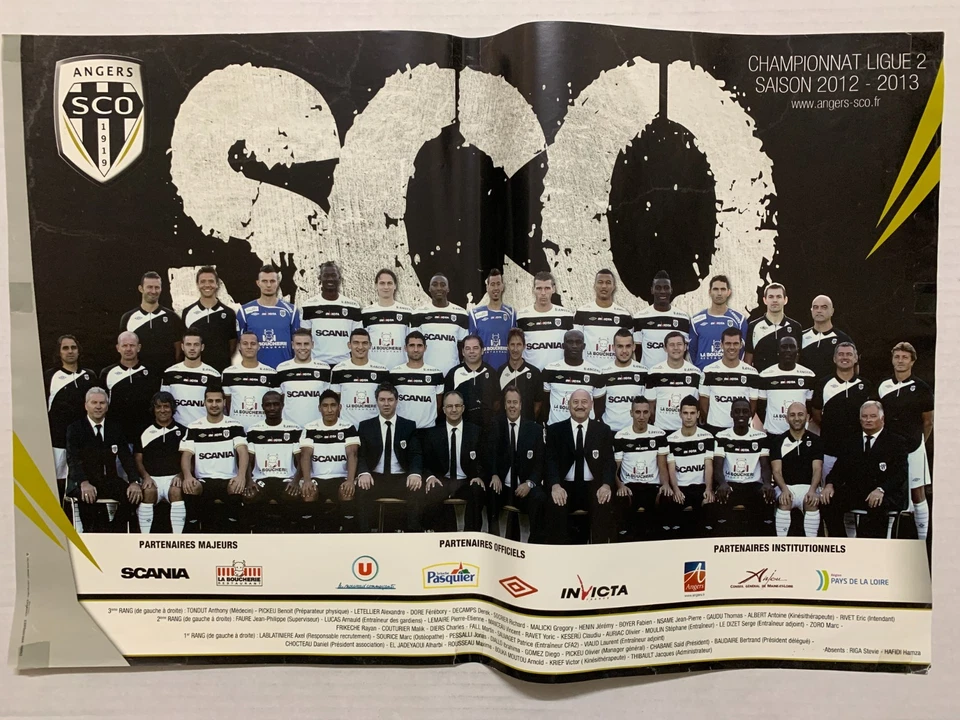 POSTER ANGERS SCO SAISON 2012-2013 - Photo 1/1