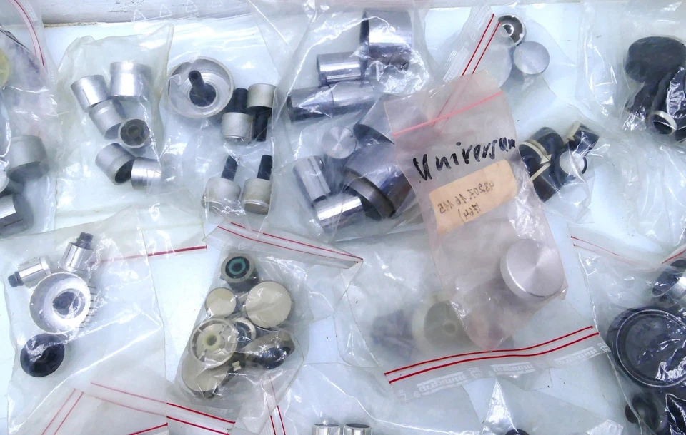 Konvolut HiFi Regler Knöpfe Potikappen Alu Kunststoff Vintage I779 - Bild 3 von 4