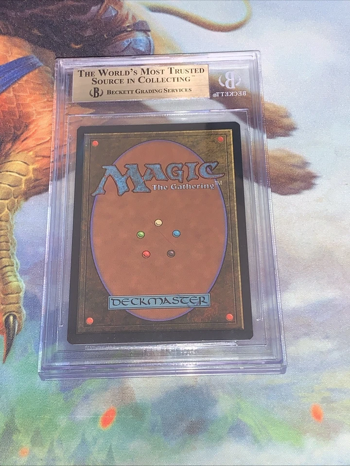 1996 MTG Korean Sylvan Library 4th Edition Fourth Foreign Black Border BGS 9.5 - Image 4 of 4