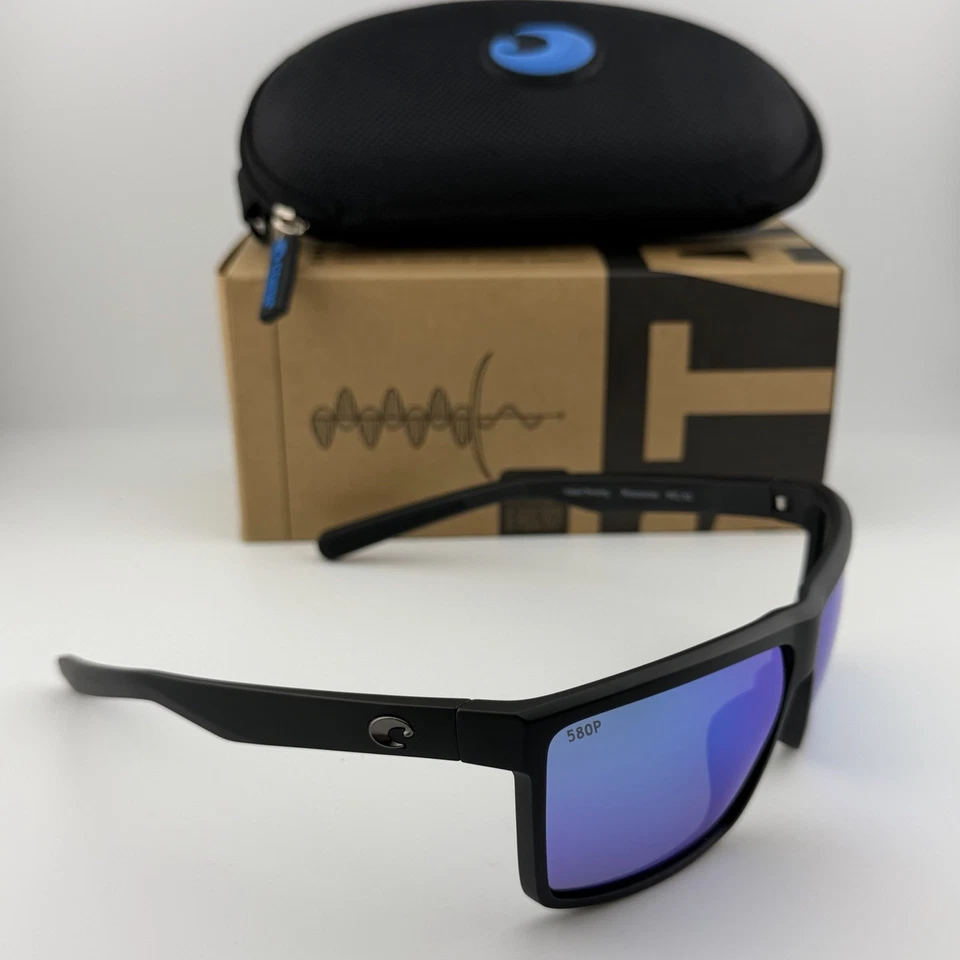 Costa Del Mar Rinconcito Polarized Matte Black/Blue Mirror 580P Sunglasses - Image 2 of 4