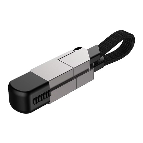 60W Multi Connector Fast Charging Cable Portable Keychain Charging Cord - 第 10/27 張圖片