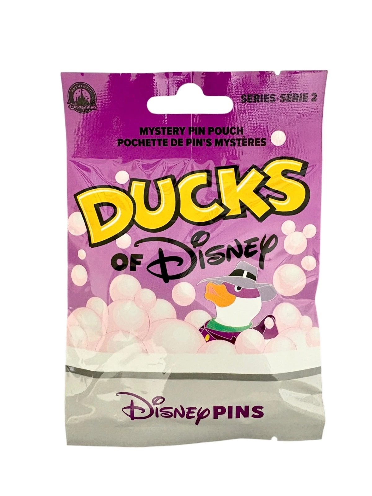 Disney Parks Character Ducks Series 2 Mystery 5 Pin Pack Pouch Sealed - NEW