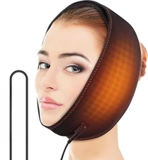 Electric Heating Face Pad for TMJ Pain Relief 3 Temperature Levels Heated Wrap
