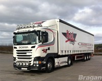 DachträGer + Leds + Spotlampen FüR Scania 4 Standard Schlafkabine Lkw Edelstahl