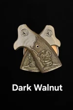 Colt King Cobra 2019-2025 Ext Targt Grip "Skull & Snake" Checker/Stipple Opt Top