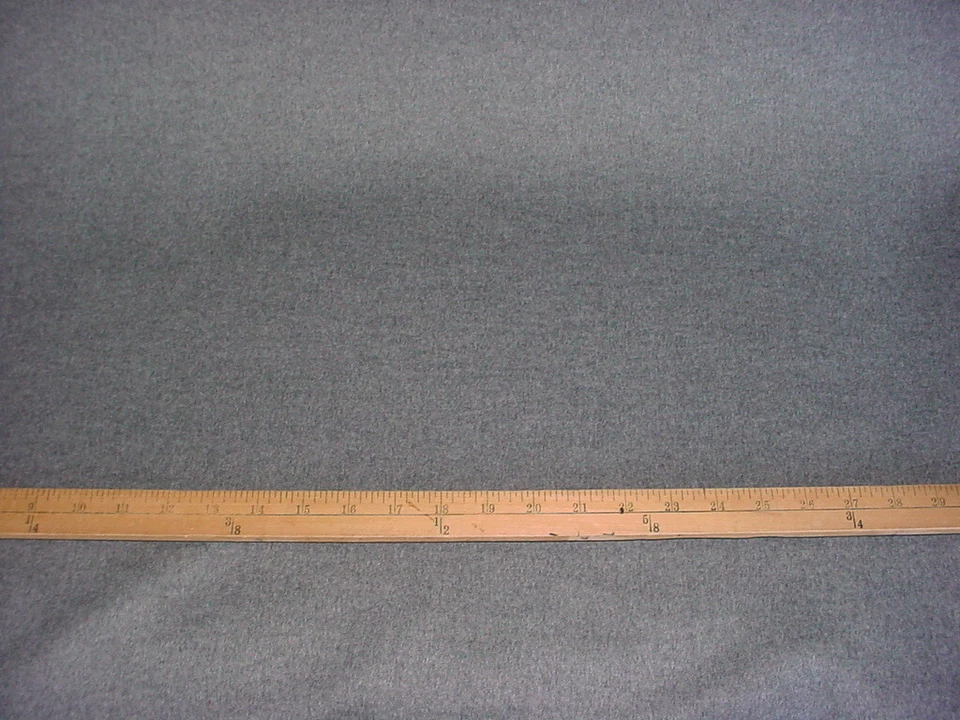 Ralph Lauren LCF64273F Burke Wool Plain Heather Gray Strie Upholstery Fabric - Image 2 of 3