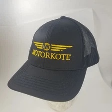 Motorkote MK Fuels & Lubes Hat Cap Black Snapback Adjustable Baseball Trucker