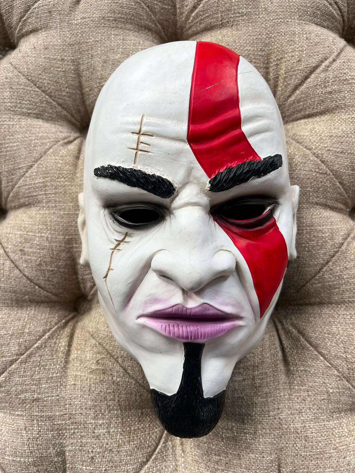 God of War Kratos Cosplay Halloween Mask Gem